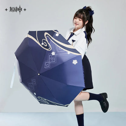 Genshin Impact Kamisato Ayaka Theme Impression Series Folding Umbrella