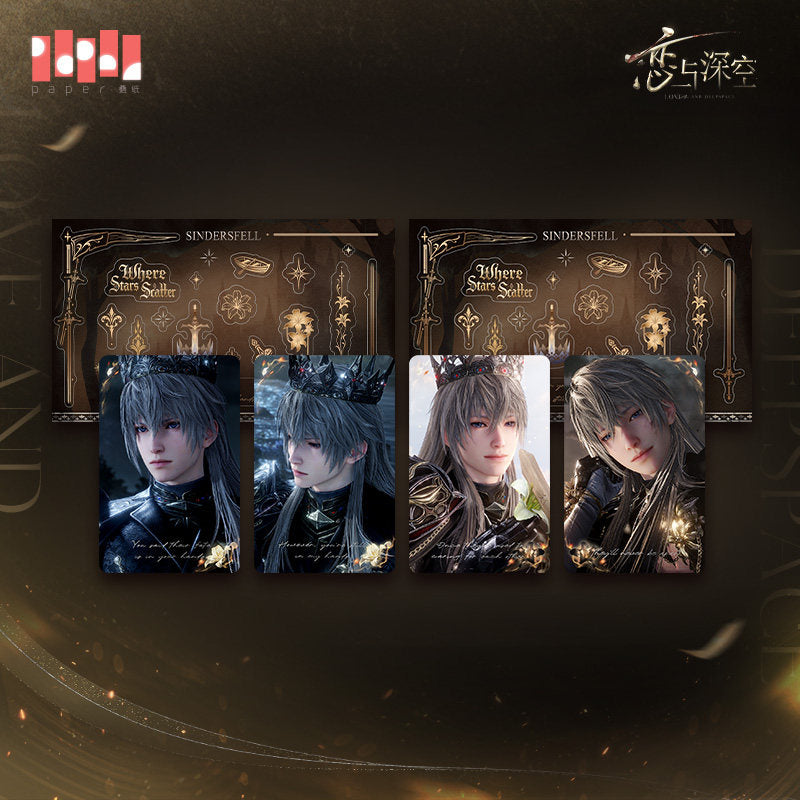 Love and Deepspace Xavier Fallen Crown Series Shikishi Photocard Set