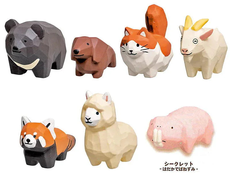 Seiji Kawasaki Wood Carving Animals Figure Vol.2 Gashapon Animal Attraction Random one ACG Go Anime www.acg-go.com Gashapon