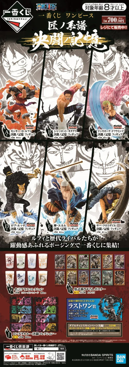 Ichiban Kuji Duel Memory One Piece Random One / AASS ACG Go Anime www.acg-go.com Kuji, Monkey D. Luffy