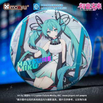 Technology Series Large Badge Vocaloid! Hatsune Miku Hatsune Miku Fantastic Geometric Ver. ACG Go Anime