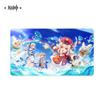 Gaming Mouse Pad Vol 1 Genshin Impact Midsummer Island Adventure ACG Go Anime www.acg-go.com Aether, Barbara, Eula, Event Artwork, Gaming Mouse Pad, Jean, Kaedehara Kazuha, Lumine, Office Supply, Tartaglia, Zhongli
