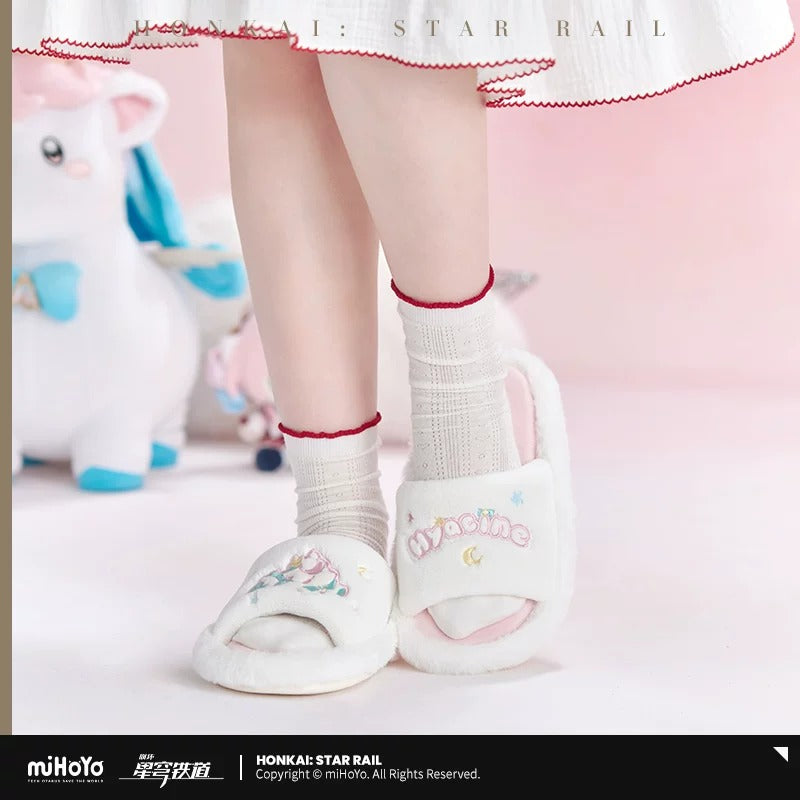 Honkai: Star Rail Hyacine Theme Impression Series Plush Slippers