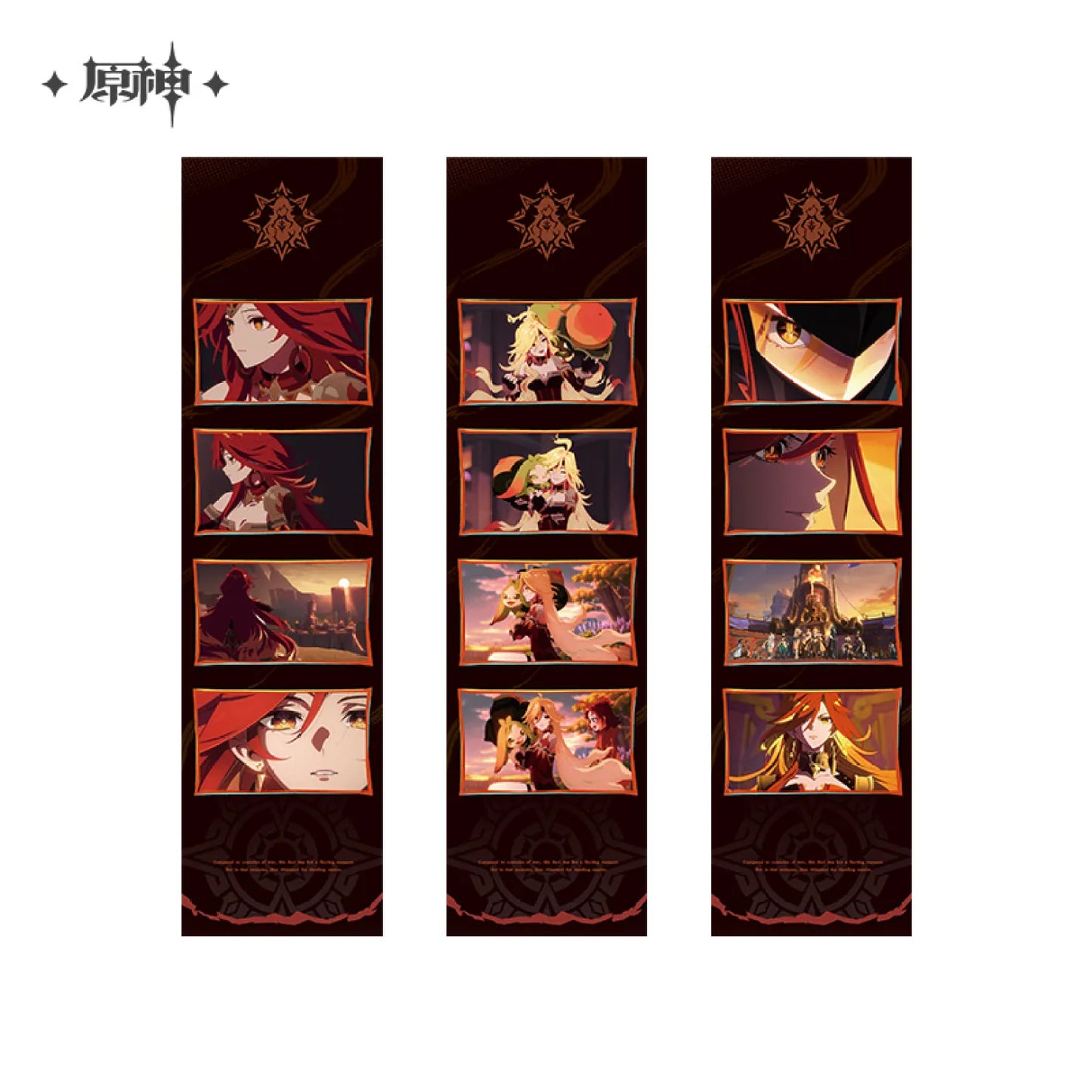 Sunset Series Mavuika Badge Keychain & Film Set
