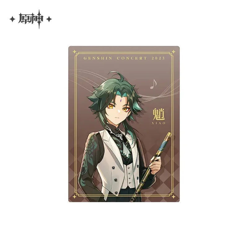 Concert 2023 Series Character Commemorative Card Genshin Impact Xiao ACG Go Anime
