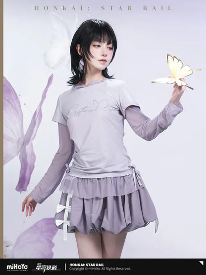 Honkai: Star Rail Castorice Theme Impression Series Faux Two-piece T-shirt