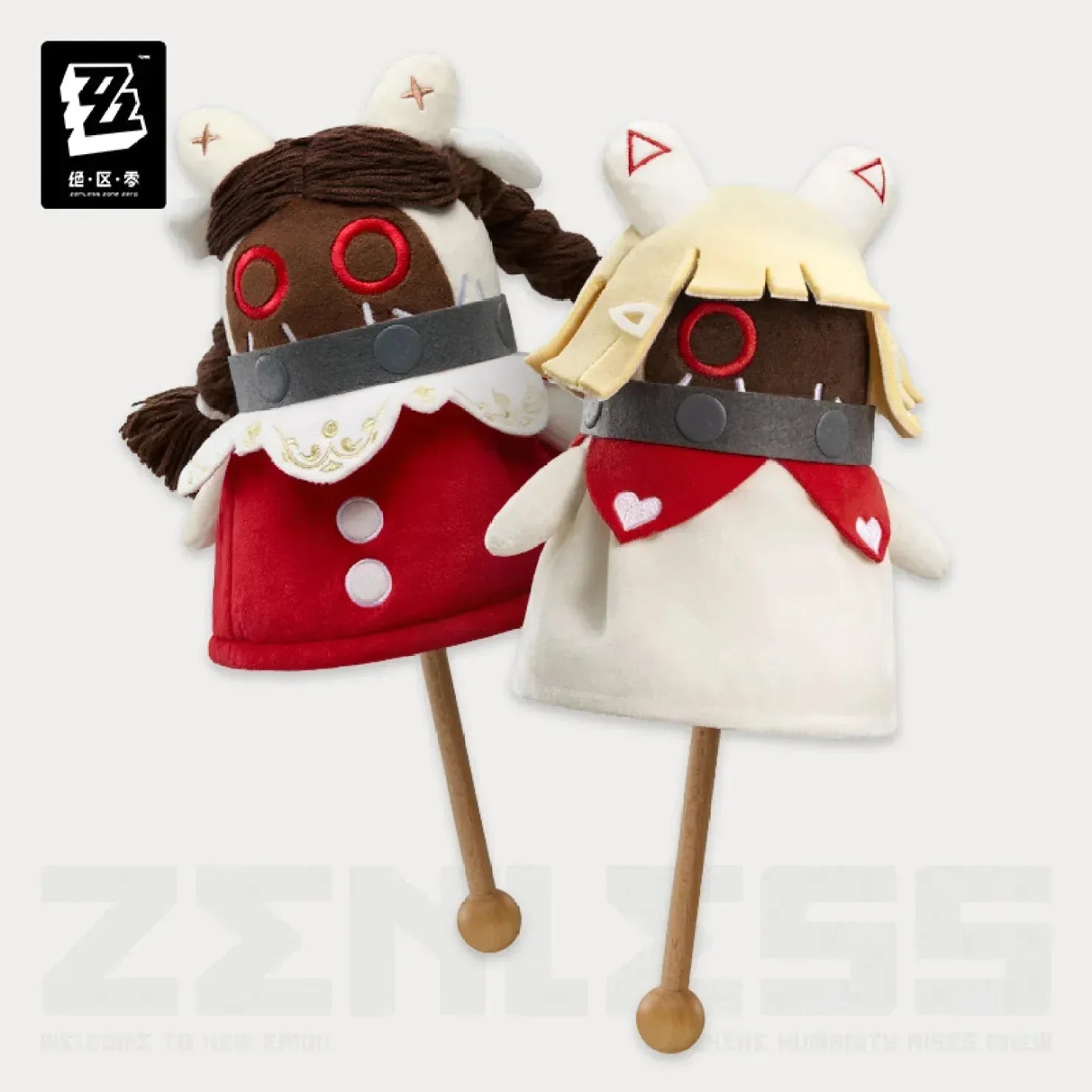 En-Nah Series Bangboo Fluffy Hammer Messager Zenless Zone Zero Anastella + Drusilla ACG Go Anime www.acg-go.com Art Decor, Household, Plush, Zenless Zone Zero