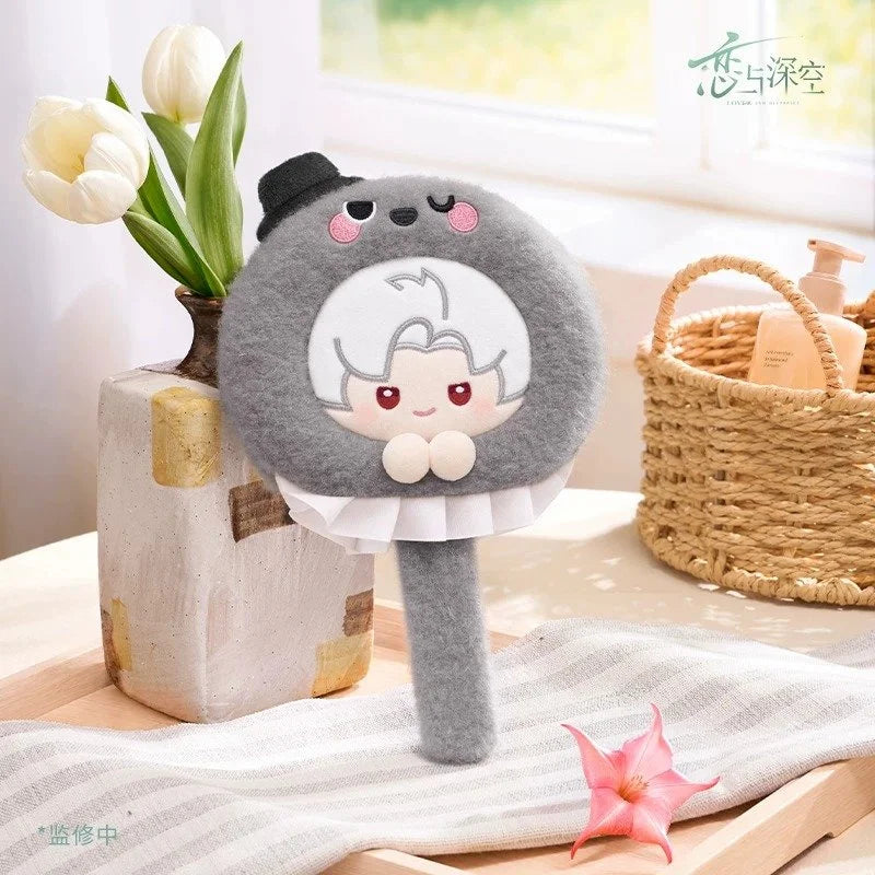 Love and Deepspace Linkon Forest Breath Series Handheld Plush Make Up Mirror