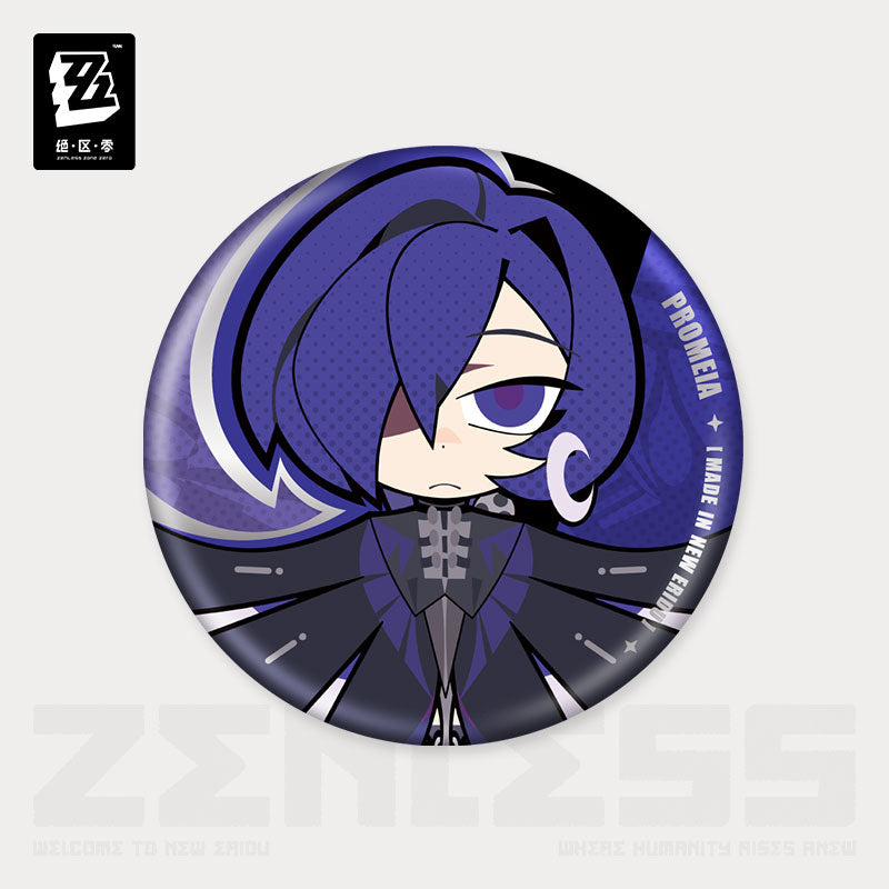 Zenless Zone Zero New Eridu Series Krampus Chibi Tinplate Badge