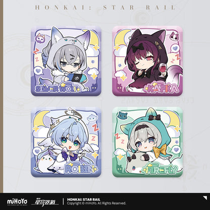 Honkai: Star Rail Girls' Dormitory Series Chibi Square Badge