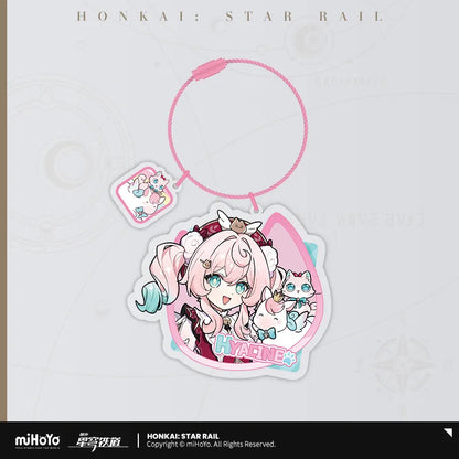 Honkai: Star Rail Little Cat Series Acrylic Keychain