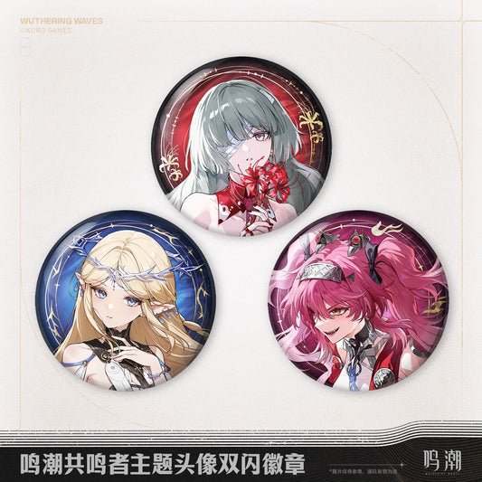 Resonator Theme Portrait Glittering Shikishi Badge (Phrolova, Cartethyia, Lupa)