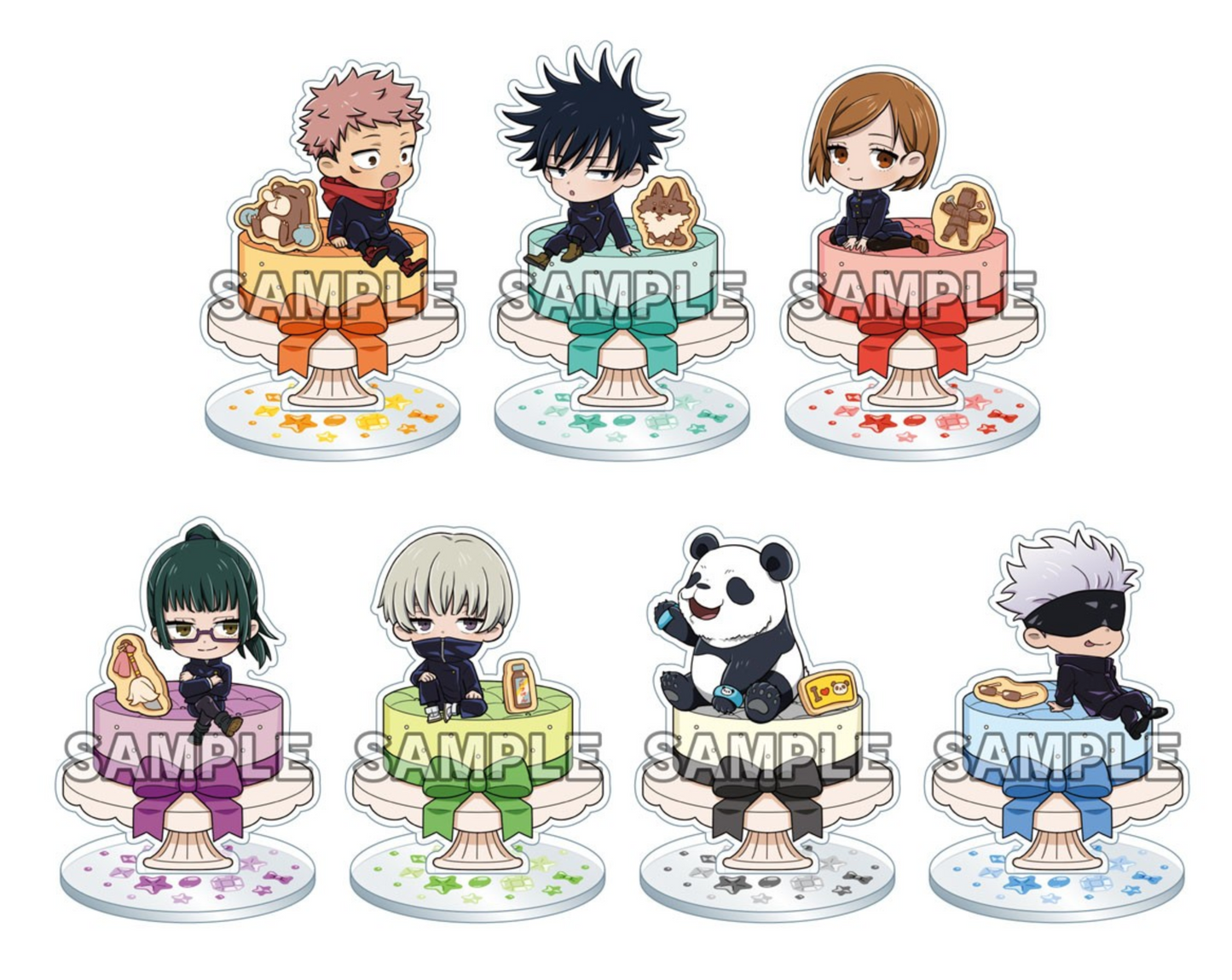 Acrylic Stand Dessert Cake Ver. Mystery Box Jujutsu Kaisen Random one ACG Go Anime
