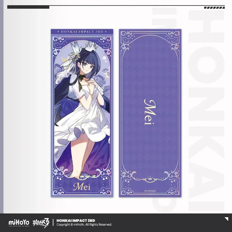 Fanglin Mengyao Series Laser Ticket Honkai Impact 3rd Raiden Mei ACG Go Anime www.acg-go.com Bronya, Durandal, Kiana, Raiden Mei, Ticket