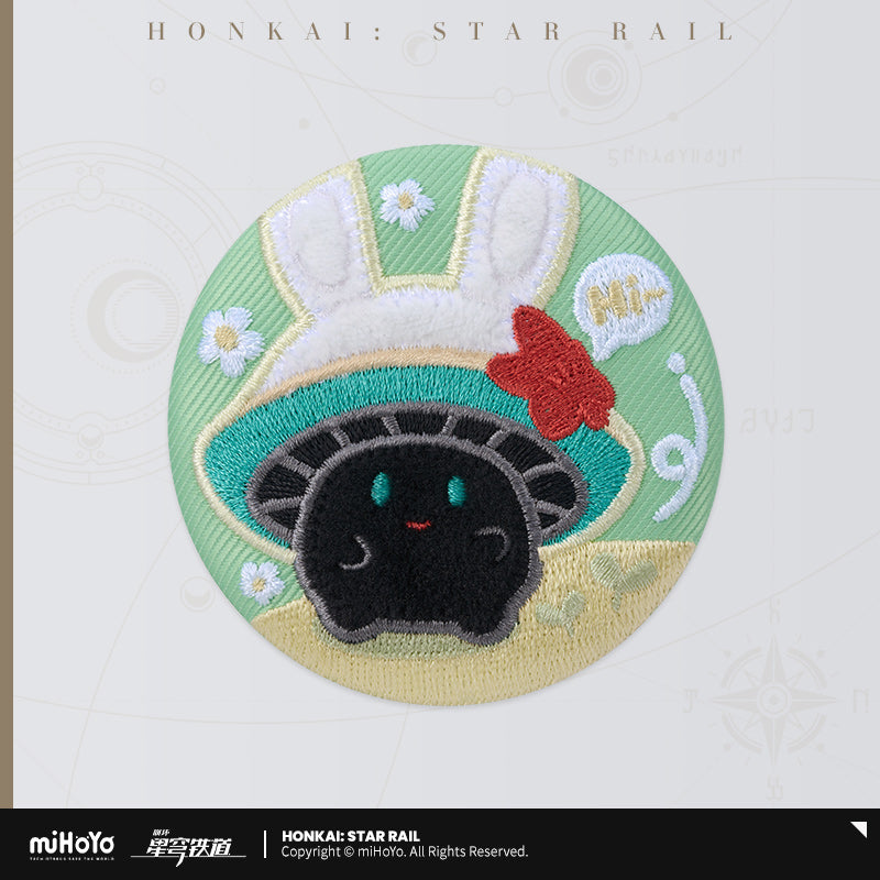 Honkai: Star Rail Tutu Mushroom and Mushroom Bunny Series Embroidered Badge