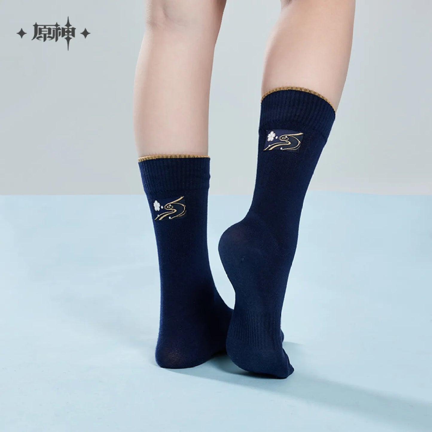 Genshin Impact Kamisato Ayaka Theme Impression Series Tube Socks Set (3 Pairs)