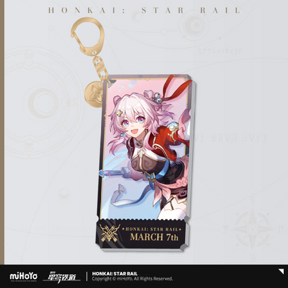 The Hunt Character Warp Artwork Acrylic Keychain