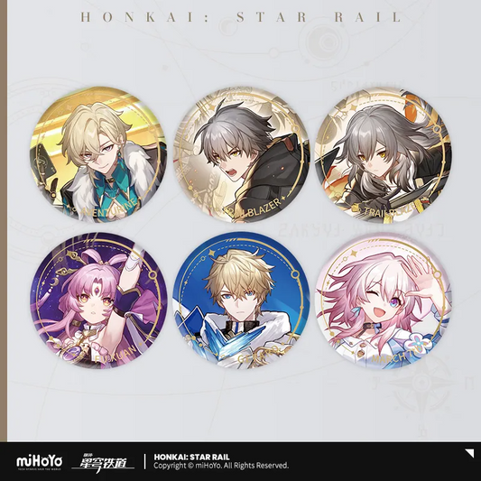 The Preservation Character Warp Artwork Tinplate Badge