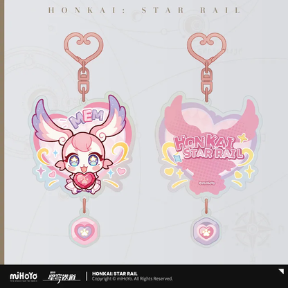 Pom-Pom Exhibition Series Pom-Pom Acrylic Keychain