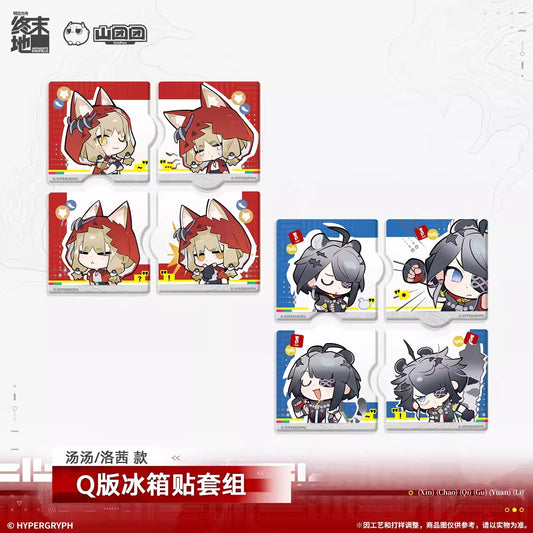 Arknights: Endfield Chibi Refrigerator Magnet Set (Tangtang, Rochelle)