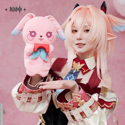 Genshin Impact Linnea Lop-eared Rabbit Plush Hand Puppet