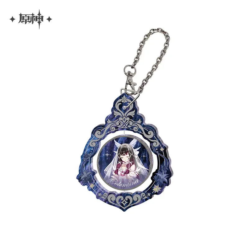 Genshin Impact FES 2026 Series Rotating Pendant Columbina ACG Go Anime www.acg-go.com Arlecchino, Columbina, Flins, Genshin Impact, Pendant & Keychain, Skirk, Tartaglia, Wanderer