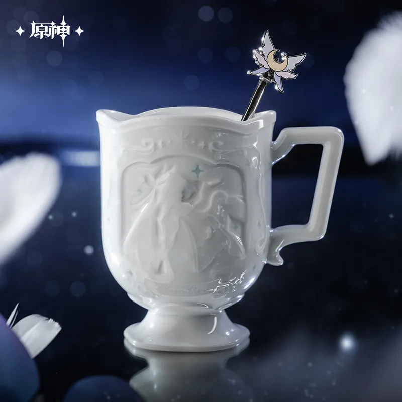 Genshin Impact Welkin Moon's Homecoming Columbina Impression Translucent Porcelain Cup Set