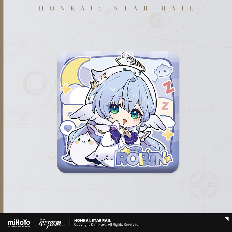 Honkai: Star Rail Girls' Dormitory Series Chibi Square Badge