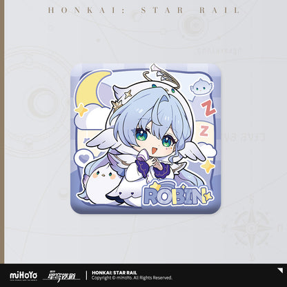 Honkai: Star Rail Girls' Dormitory Series Chibi Square Badge