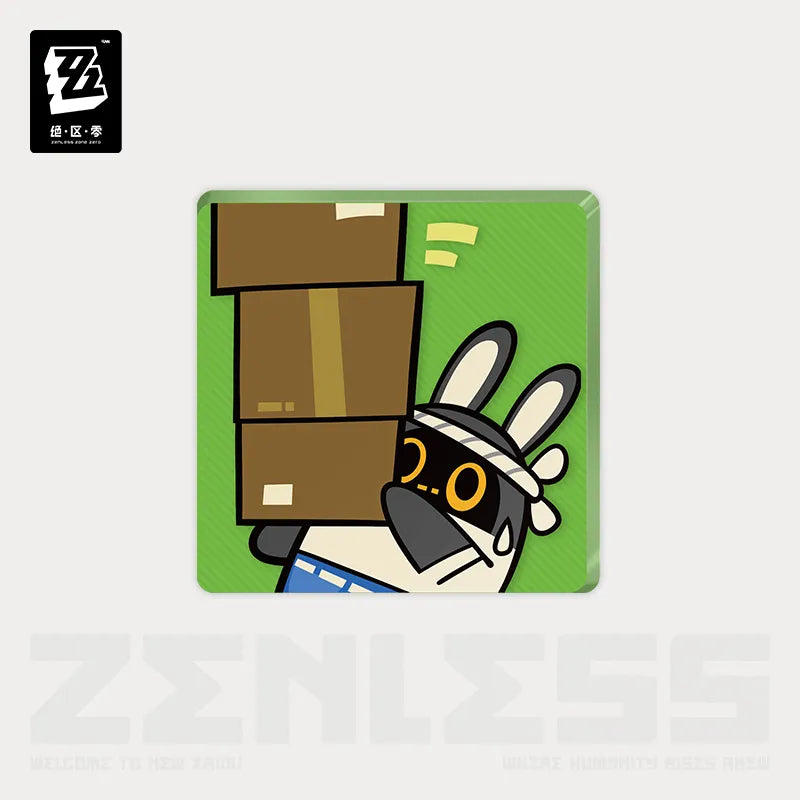En-Nah Stroll Series Bangboo Acrylic Refrigerator Magnet