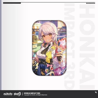 Birthday Greeting Series Tinplate Badge Honkai Impact 3rd