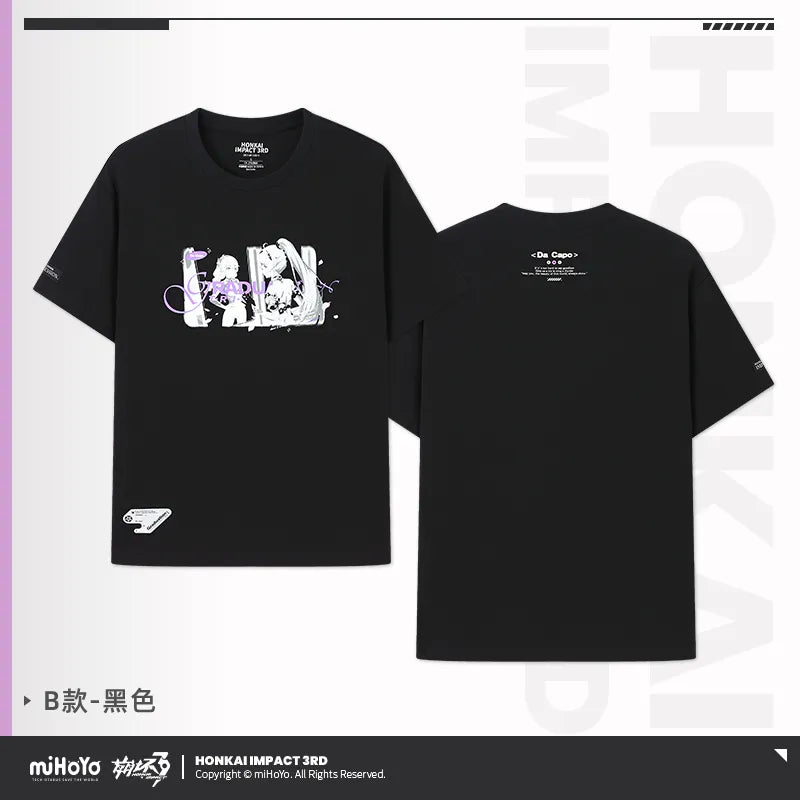 Honkai Impression Graduation Trip Series Short Sleeve T-Shirt Honkai Impact 3rd