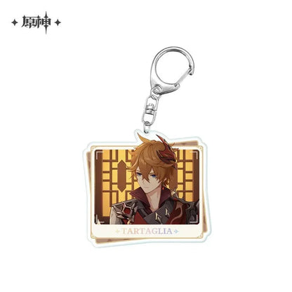 Character PV Series Acrylic Keychain - Snezhnaya Genshin Impact Tartaglia ACG Go Anime www.acg-go.com Arlecchino, Pendant & Keychain, Tartaglia, Theme Artwork