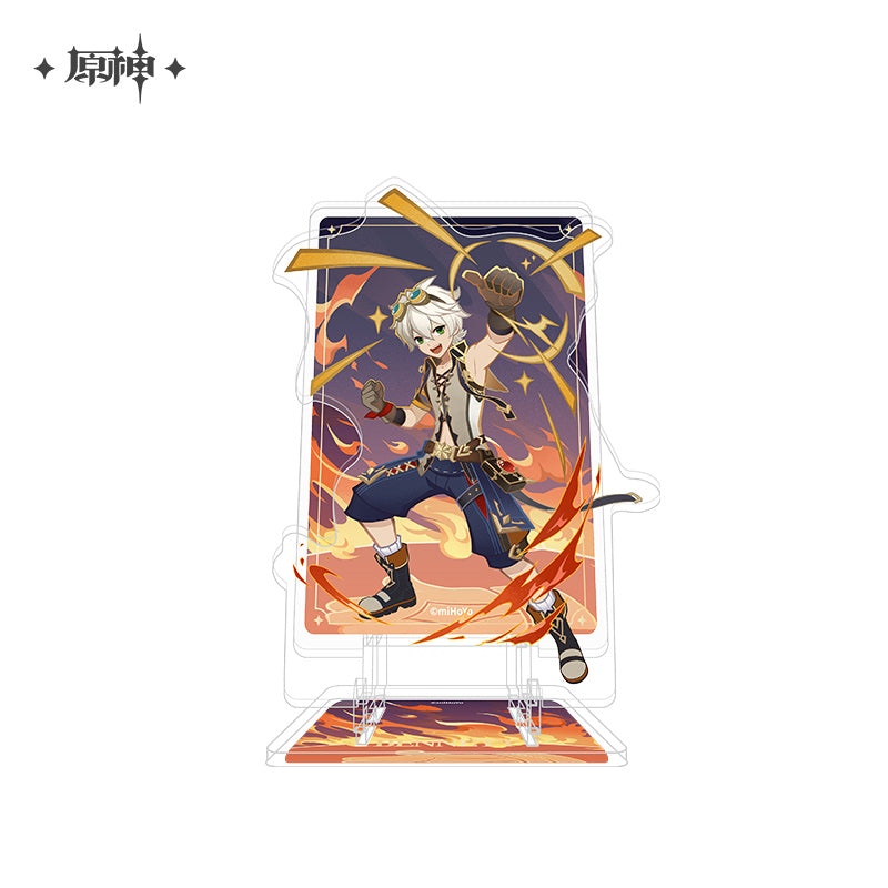 Genius Invokation TCG Acrylic Mobile Phone Holder Genshin Impact Bennett ACG Go Anime
