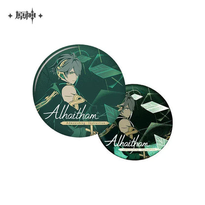 Genshin Imapct Merchandise Series Character Impression Badge Alhaitham Ver. (Not For Sale) Alhaitham ACG Go Anime www.acg-go.com Alhaitham, Badge, Freebie, Genshin Impact