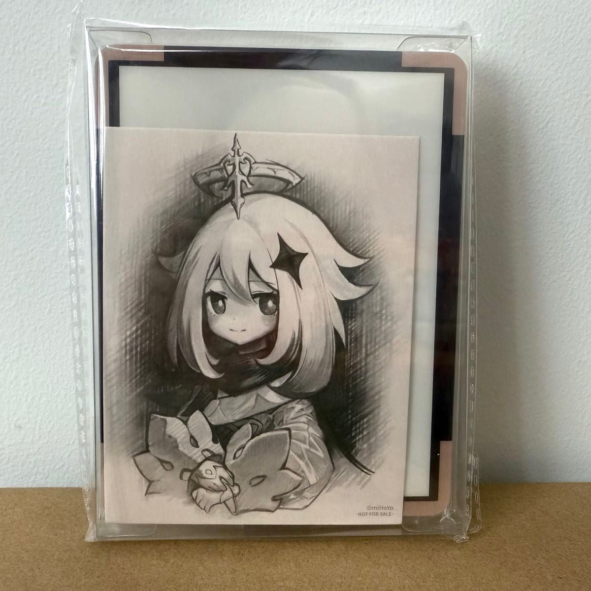 genshin impact albedo theme impression series paimon drawing acrylic standee not for sale ACG GO