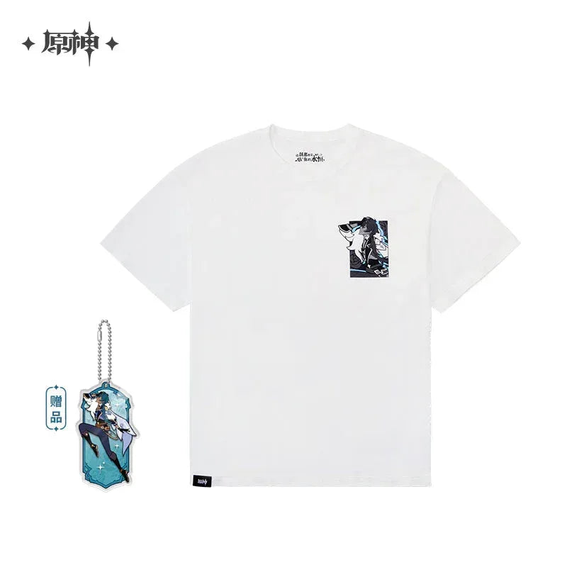 Genshin Impact April Fools Series T-shirt Kaeya / XS ACG Go Anime www.acg-go.com Apparel, Arataki Itto, Kaeya, T-shirt, Tartaglia, Theme Artwork, Venti