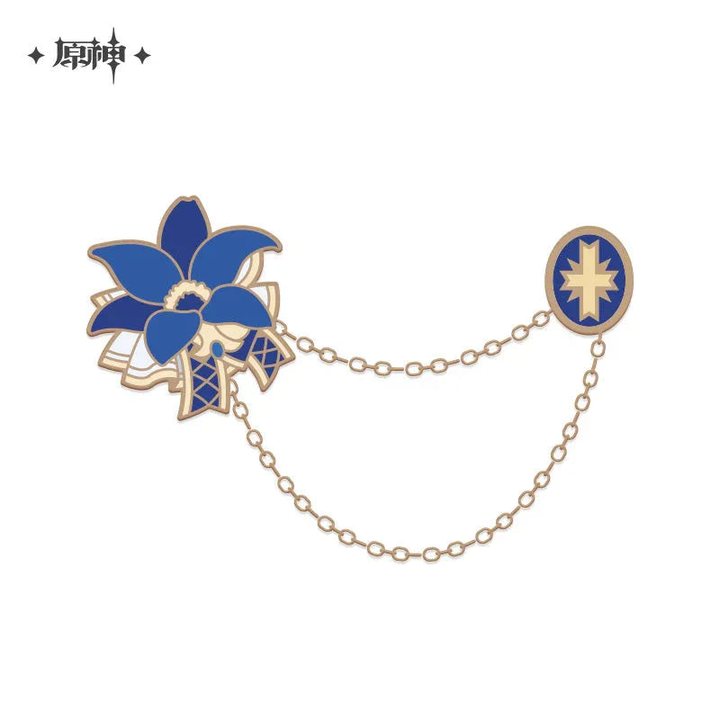 Artifacts Metal Brooch Noblesse Oblige Genshin Impact Royal Flora ACG Go Anime www.acg-go.com Artifacts, Badge