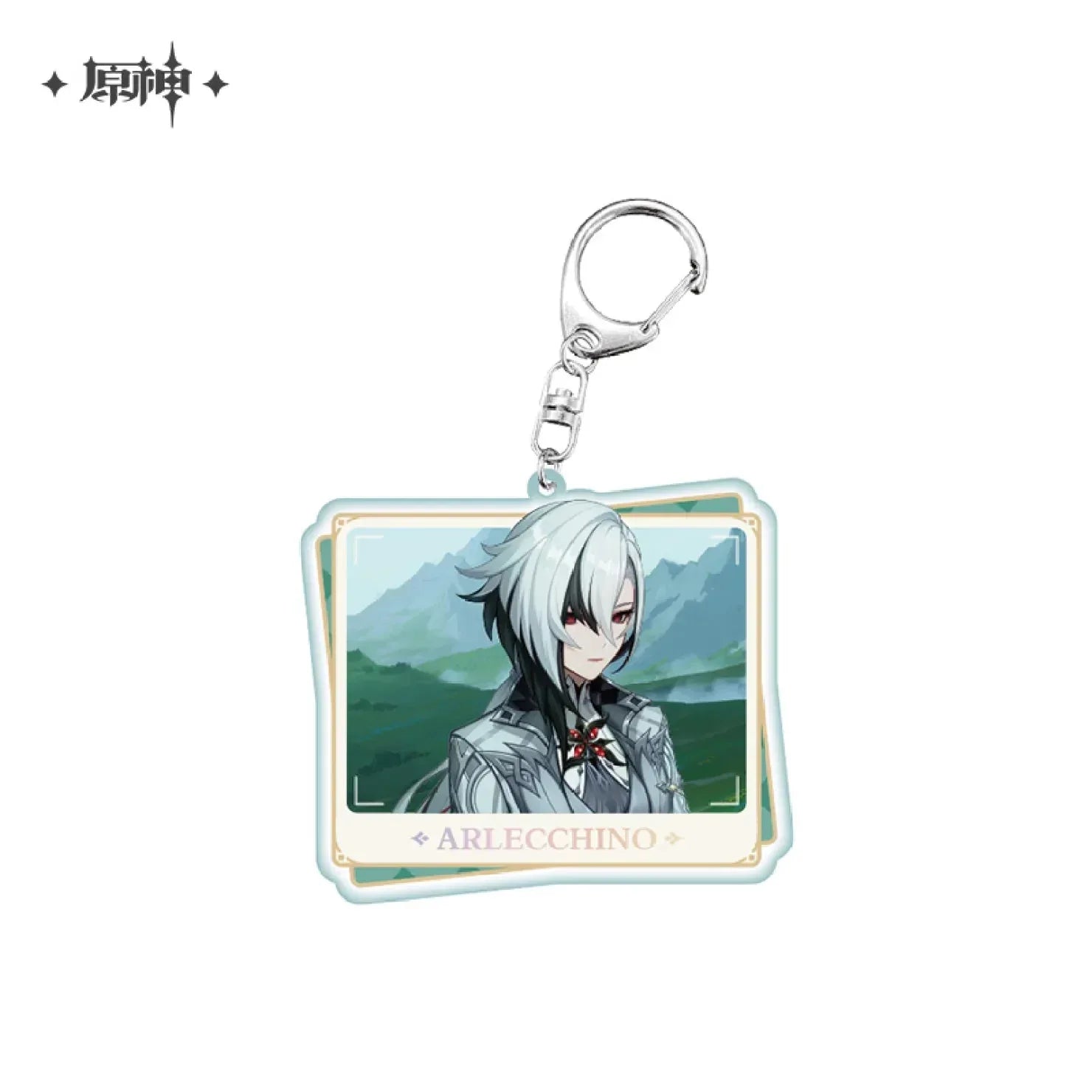 Character PV Series Acrylic Keychain - Snezhnaya Genshin Impact Arlecchino ACG Go Anime www.acg-go.com Arlecchino, Pendant & Keychain, Tartaglia, Theme Artwork