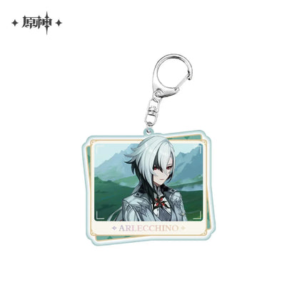 Character PV Series Acrylic Keychain - Snezhnaya Genshin Impact Arlecchino ACG Go Anime www.acg-go.com Arlecchino, Pendant & Keychain, Tartaglia, Theme Artwork
