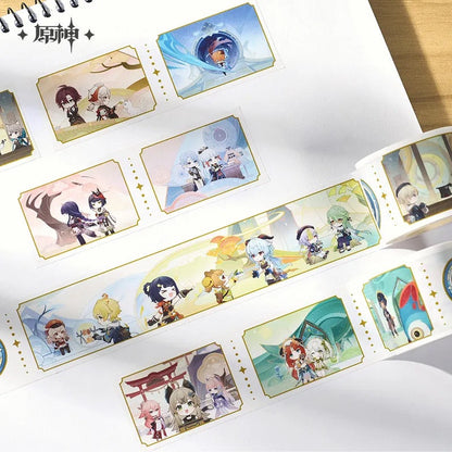 genshin impact dream of roving stars series washi tape ACG GO