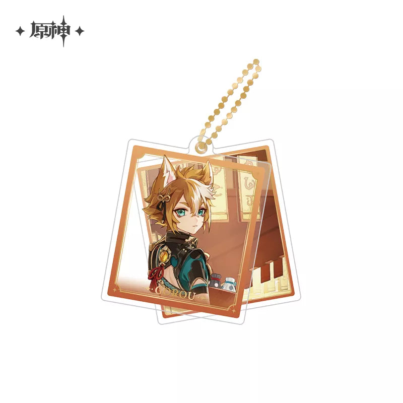 genshin impact event artwork series acrylic pendant ACG GO