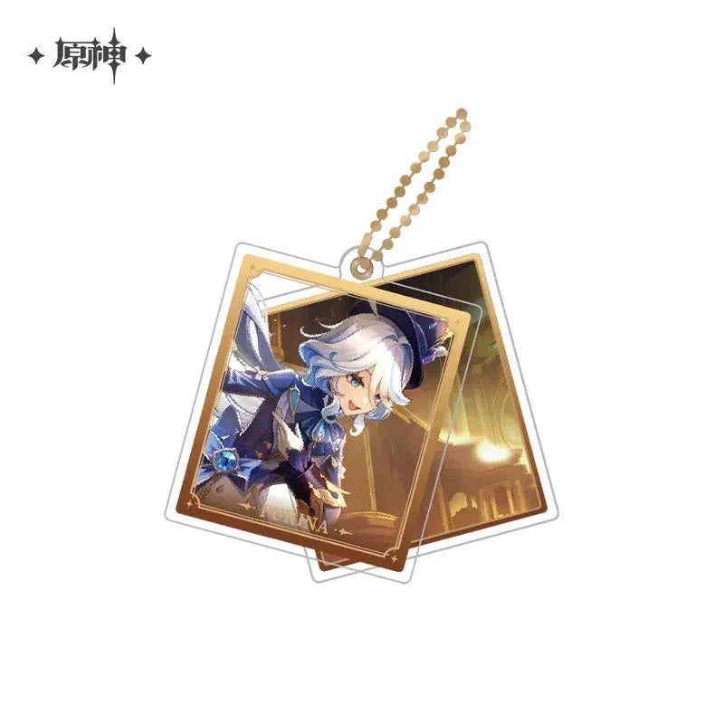 Event Artwork Series Acrylic Pendant Genshin Impact Furina ACG Go Anime