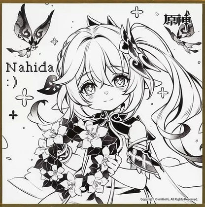 genshin impact fes 2023 memorial shikishi cardboard nahida ver not for sale ACG GO