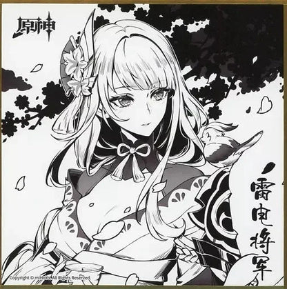 FES 2023 Memorial Shikishi Cardboard Raiden Shogun Ver.Genshin Impact (Not For Sale) Raiden Shogun ACG Go Anime www.acg-go.com Art Decor, Cardboard, Raiden Shogun