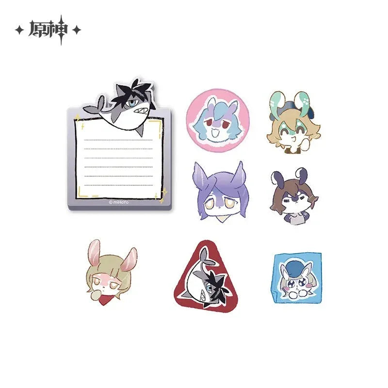 FES 2024 Series Sticky Note Paper Sticker Set Genshin Impact B ACG Go Anime www.acg-go.com Sticker, Sticky Notes