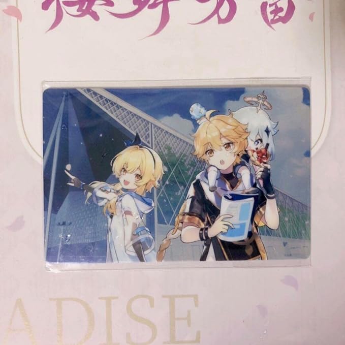 genshin impact fes series transparent card not for sale ACG GO