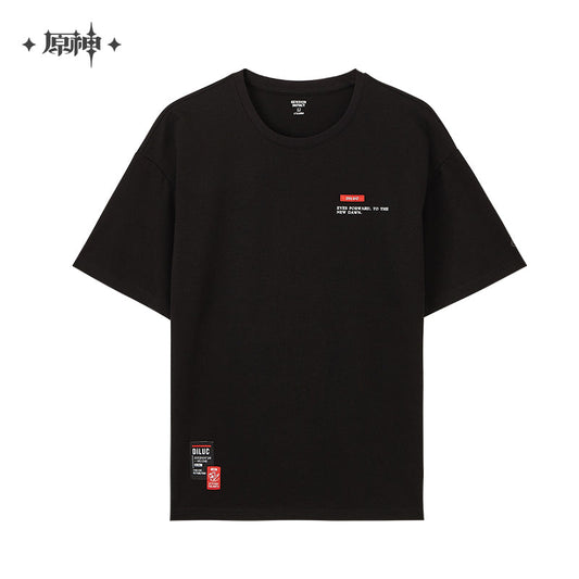 genshin impact flames of dawn t shirt diluc version ACG GO