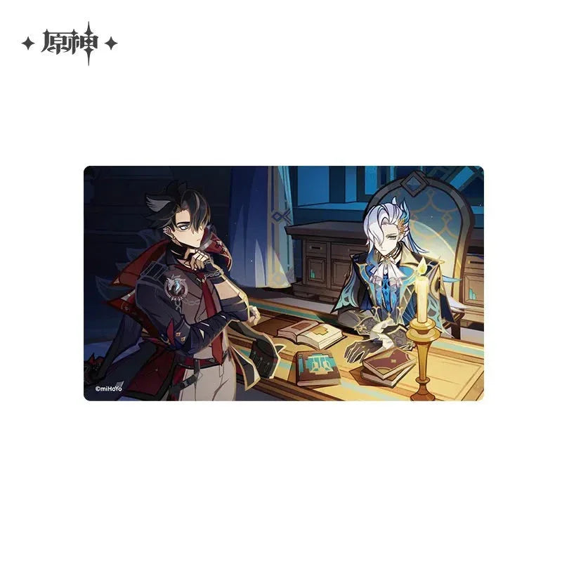 Floating World Under the Moonlight Series Transparent Cards Genshin Impact Roses and Muskets ACG Go Anime www.acg-go.com Art Decor, Card