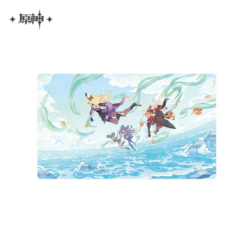 Floating World Under the Moonlight Series Transparent Cards Genshin Impact Roses and Muskets ACG Go Anime www.acg-go.com Art Decor, Card